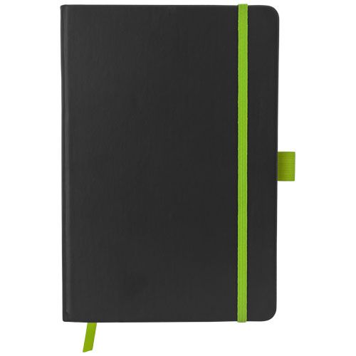 negro/verde lima Libreta A5 de tapa dura