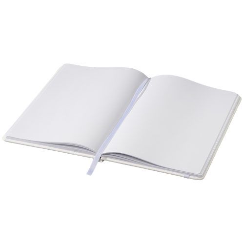 white Libreta A5 de páginas lisas