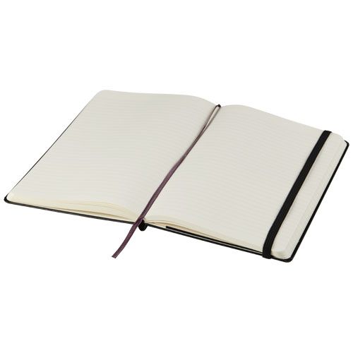 black Libreta de tapa dura PK rayada