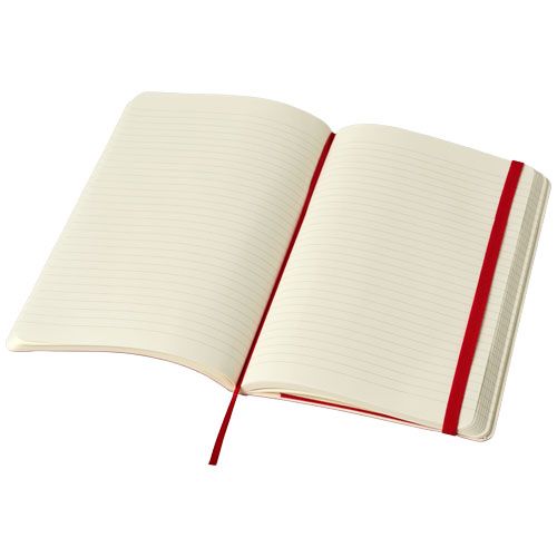 rojo escarlato Libreta de tapa blanda L rayada