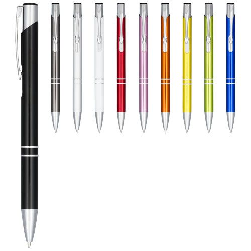 black Bolígrafo de aluminio anodizado