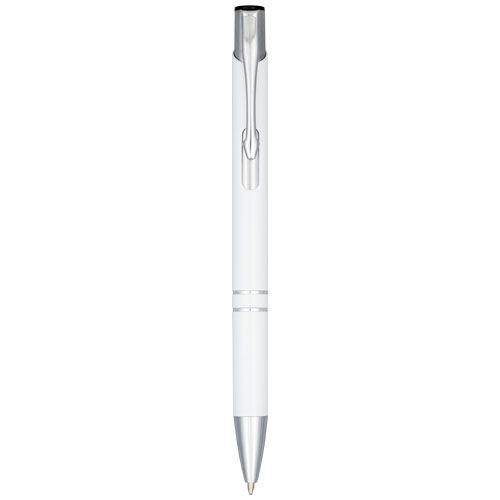 white Bolígrafo de aluminio anodizado