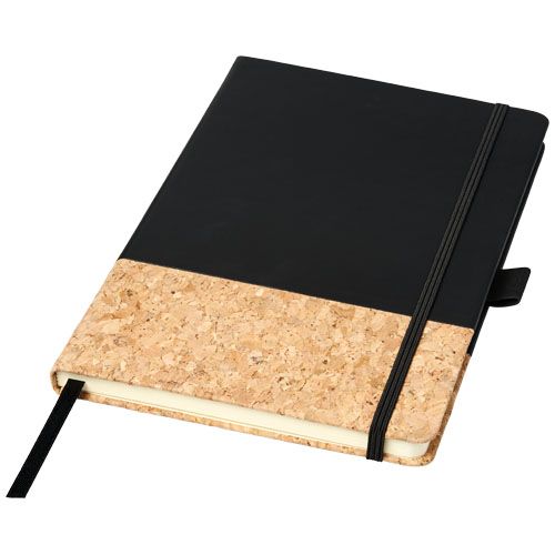 black Libreta A5 de PU y corcho