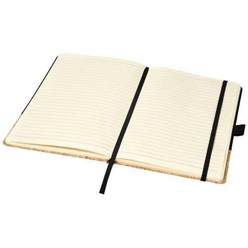 black Libreta A5 de PU y corcho