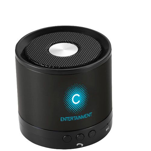 black Altavoz Bluetooth® de aluminio