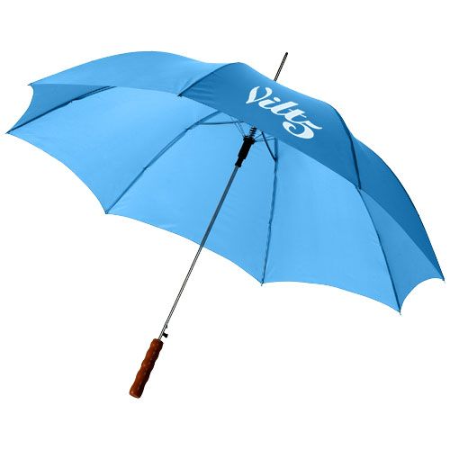 Parapluie 23" à ouverture automatique avec poignée en bois Lisa - 2