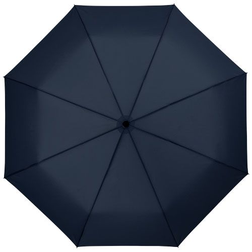 azul marino Paraguas plegable automático de 21
