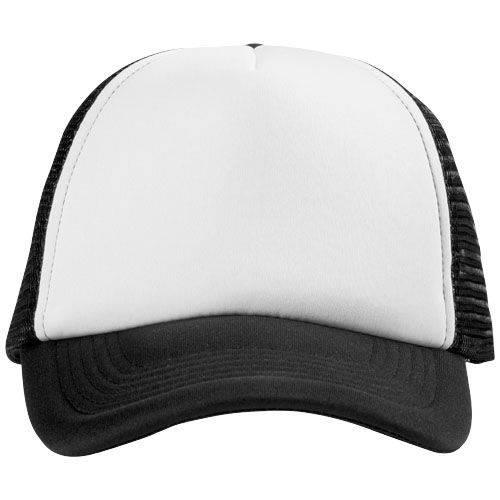 negro/blanco Gorra de 5 paneles