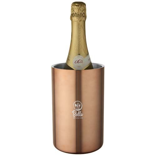 oro rosa Enfriador de vino de acero inoxidable y con doble pared Cielo