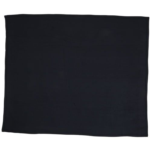 azul marino/de blanco Manta suave de forro y tafetán Sherpa