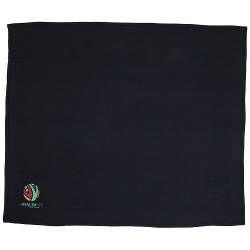 azul marino/de blanco Manta suave de forro y tafetán Sherpa