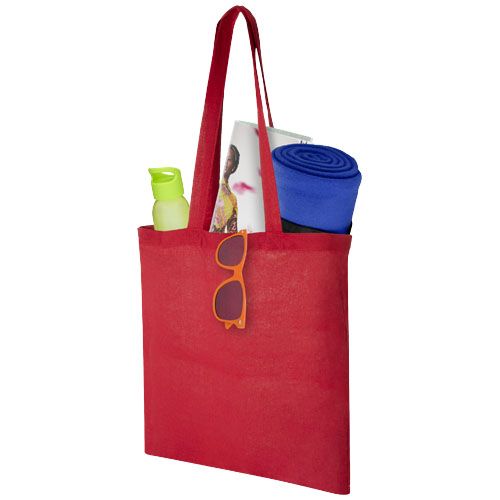 red Bolsa Tote de algodón 100 g/m²