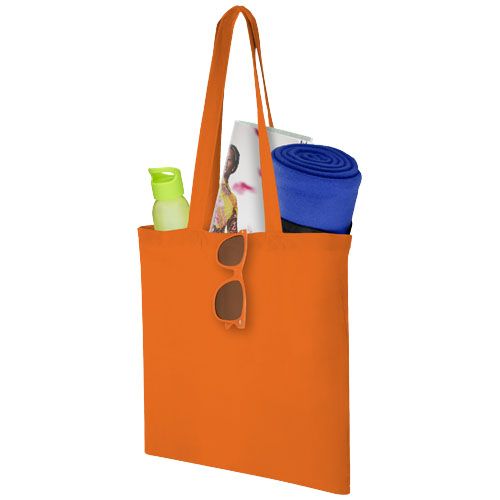 orange Bolsa Tote de algodón 100 g/m²