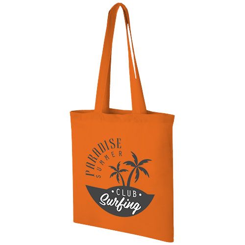 orange Bolsa Tote de algodón 100 g/m²