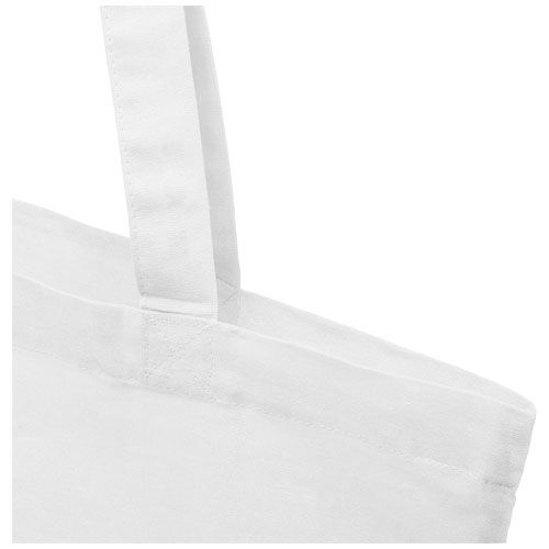 white Bolsa Tote de algodón 100 g/m²