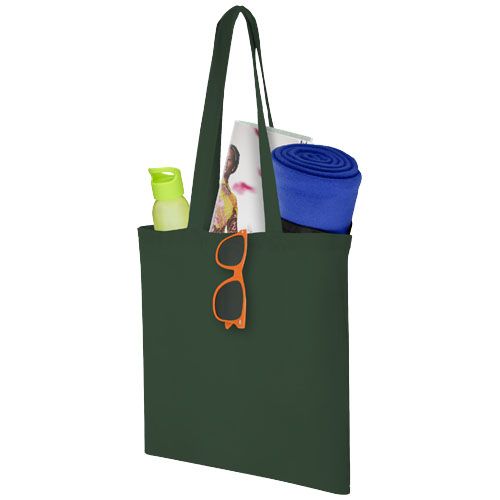 verde bosque Bolsa Tote de algodón 100 g/m²
