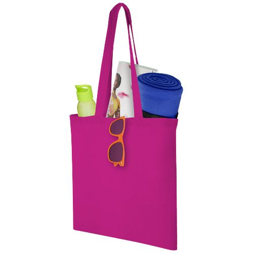 magenta Bolsa Tote de algodón 100 g/m²