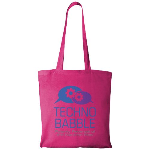 magenta Bolsa Tote de algodón 100 g/m²