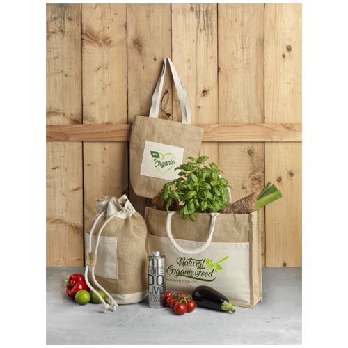 Sac shopping jute Mumbay 18L - 4