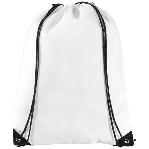 white Mochila de cuerdas no tejida 5L