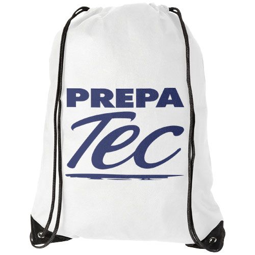 white Mochila de cuerdas no tejida 5L