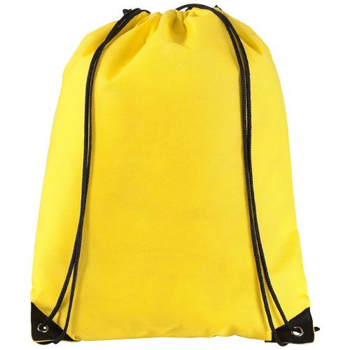 yellow Mochila de cuerdas no tejida 5L