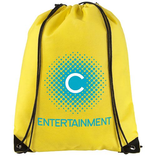 yellow Mochila de cuerdas no tejida 5L