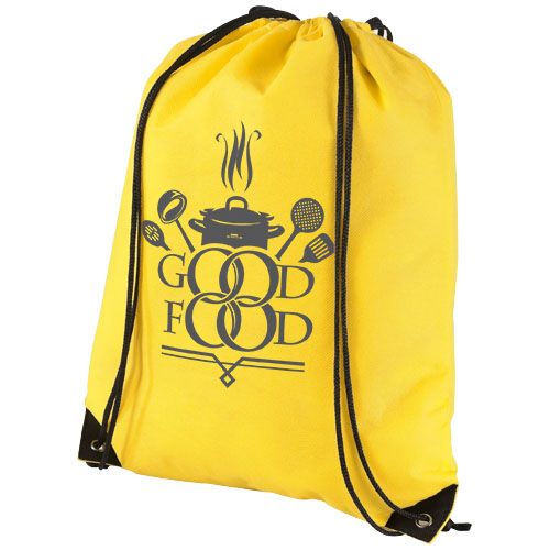 yellow Mochila de cuerdas no tejida 5L