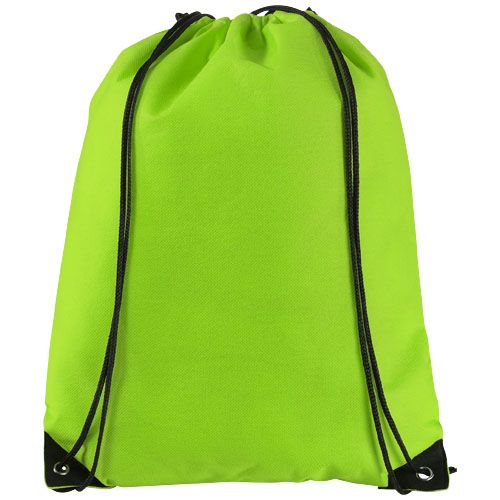 verde lima Mochila de cuerdas no tejida 5L
