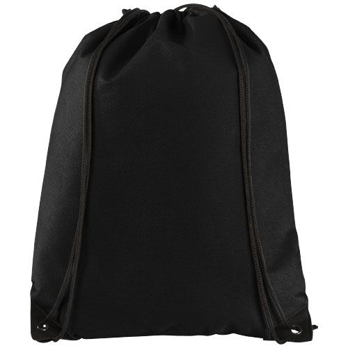 black Mochila de cuerdas no tejida 5L