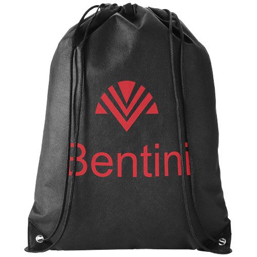 black Mochila de cuerdas no tejida 5L