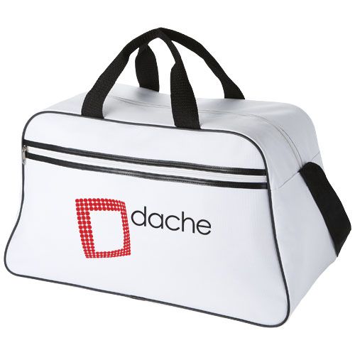 white Bolsa de deporte con dos bandas 30L