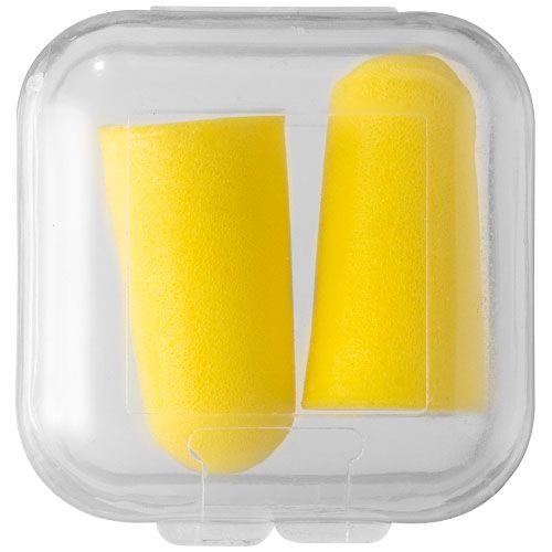 yellow Tapones para los oídos con estuche