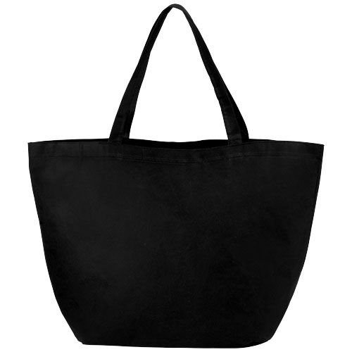 black Bolsa Tote multiusos no tejida