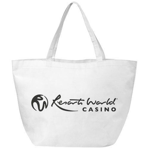 white Bolsa Tote multiusos no tejida