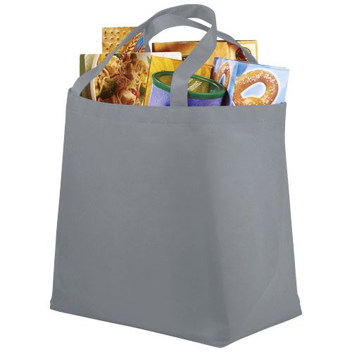 gray Bolsa Tote multiusos no tejida