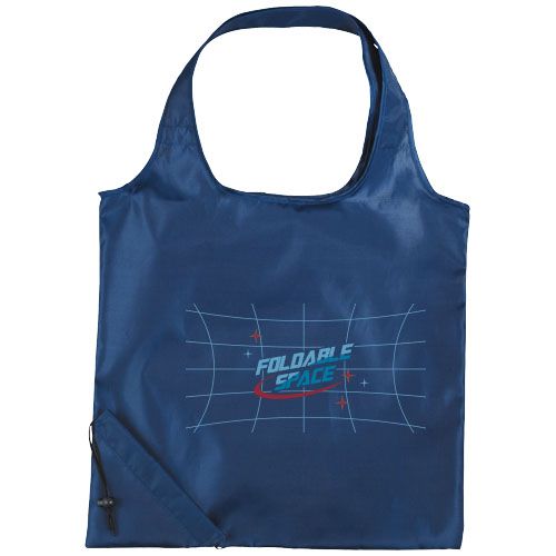 azul marino Bolsa Tote plegable de poliéster