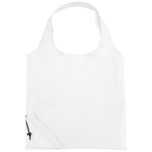 white Bolsa Tote plegable de poliéster