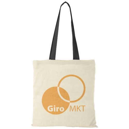 Sac coton Nevada 100 gr/m² avec poignées de couleur 7L - 3