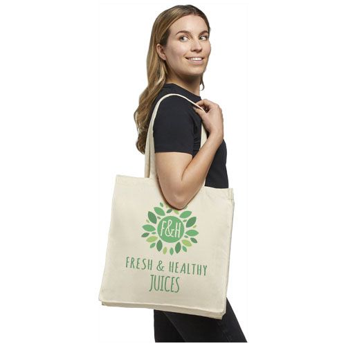 Bolsa Tote de algodón 220 g/m² con asas largas 