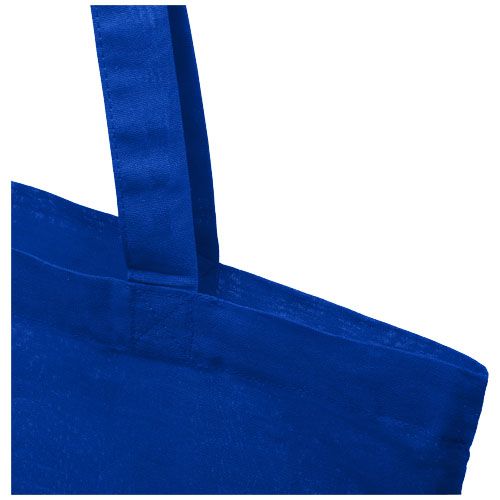 azulón Bolsa Tote de algodón 140 g/m²