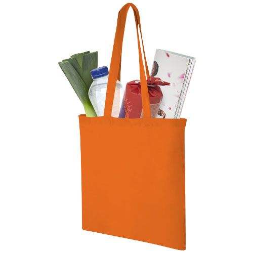 orange Bolsa Tote de algodón 140 g/m²