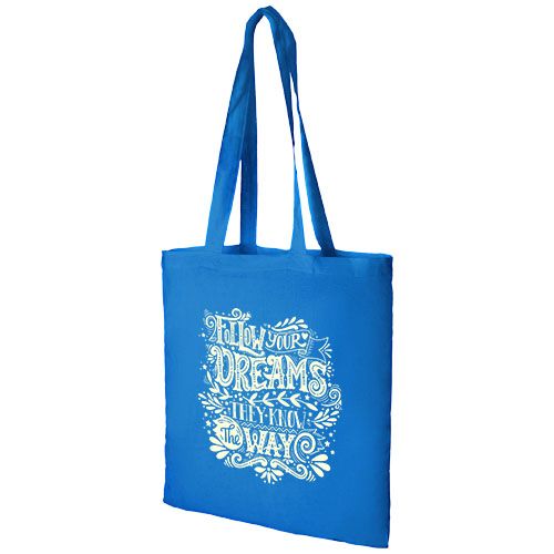 azul process Bolsa Tote de algodón 140 g/m²