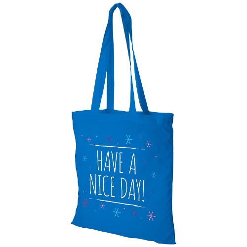 azul process Bolsa Tote de algodón 140 g/m²