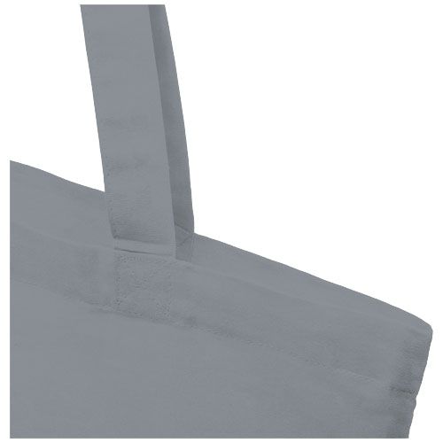 gray Bolsa Tote de algodón 140 g/m²