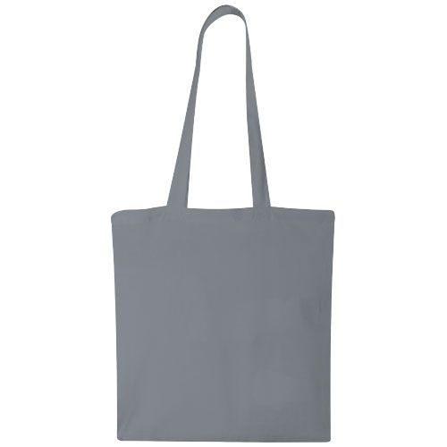 gray Bolsa Tote de algodón 140 g/m²