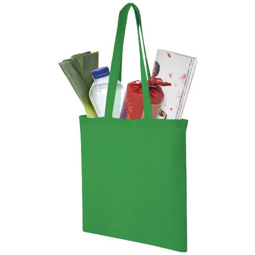 verde vivo Bolsa Tote de algodón 140 g/m²