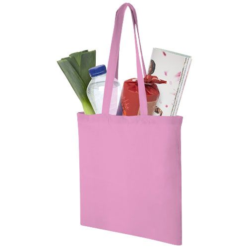 pink Bolsa Tote de algodón 140 g/m²