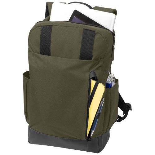 oliva/negro Mochila para portátil 15,6