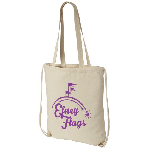 Sac à dos en coton 240 g/m² avec cordon de serrage Eliza 6L - 2